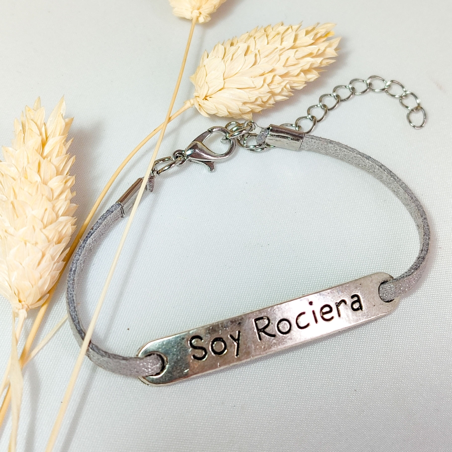 Pulsera de cuero Soy Rociera