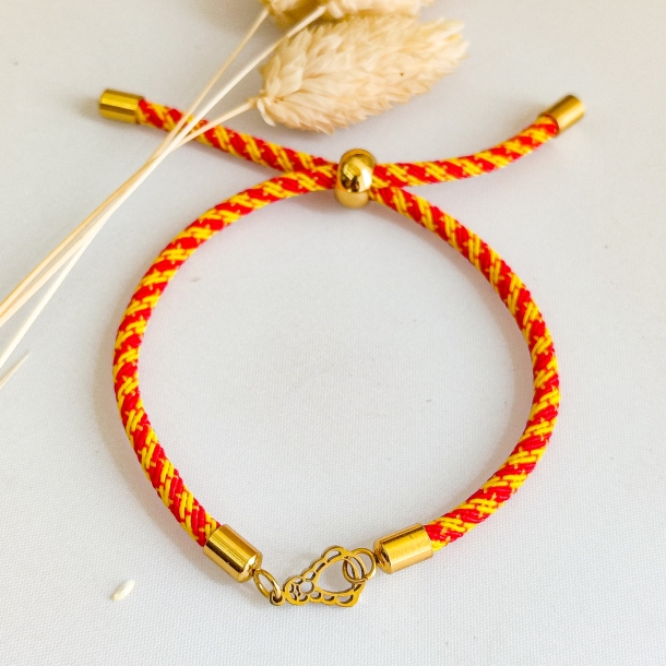 Pulsera de cuerda ajustable...