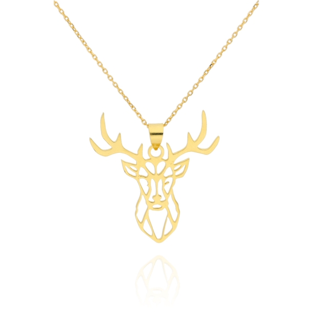 Gargantilla cabeza ciervo...