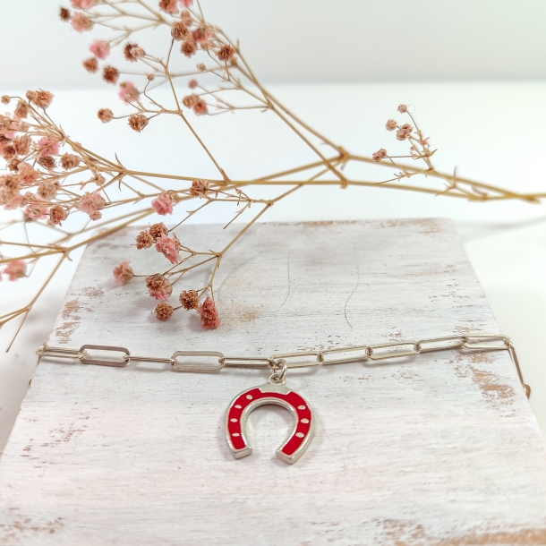 Pulsera herradura lacada...