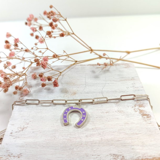 Pulsera herradura lacada...