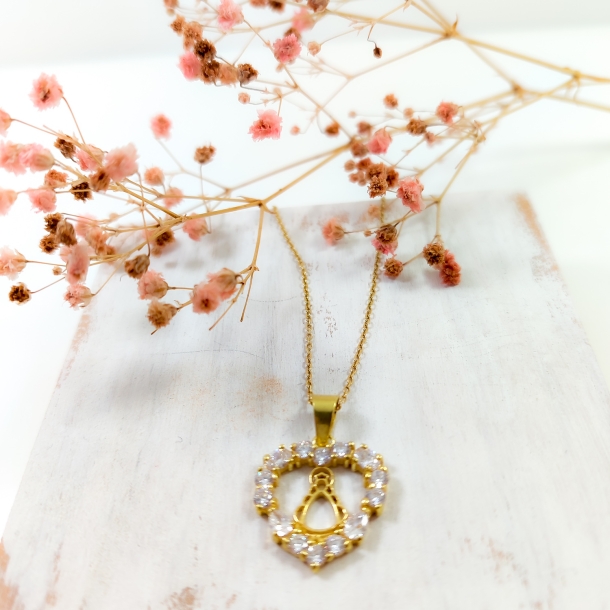 Gargantilla baño oro...