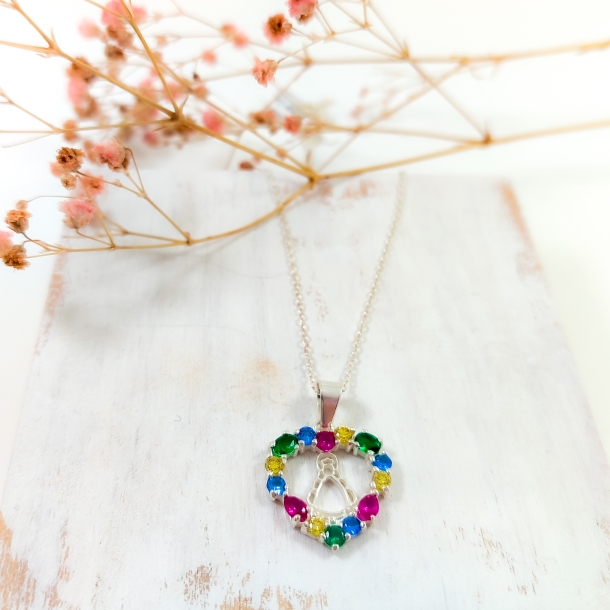 Gargantilla Plata corazón...