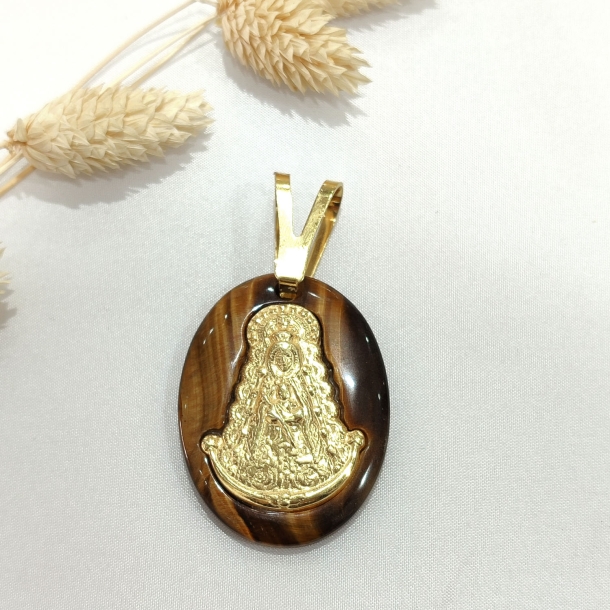 Medalla ovalada ojo de...