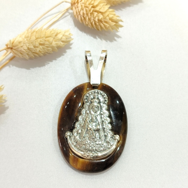 Medalla ovalada ojo de...