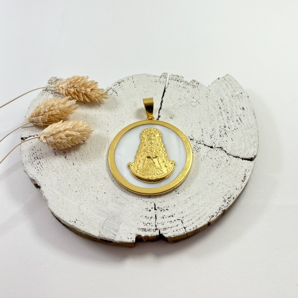 Medalla B.Oro y nácar...