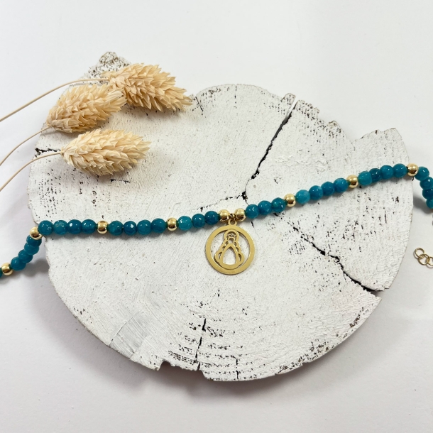 Pulsera piedras facetadas...