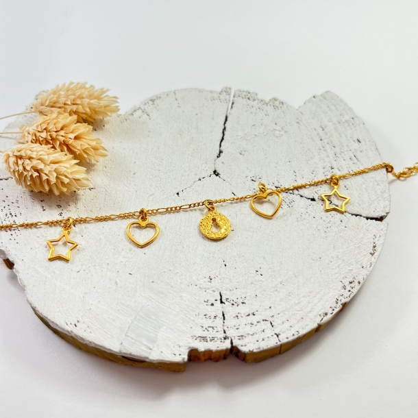 Pulsera silueta inversa...