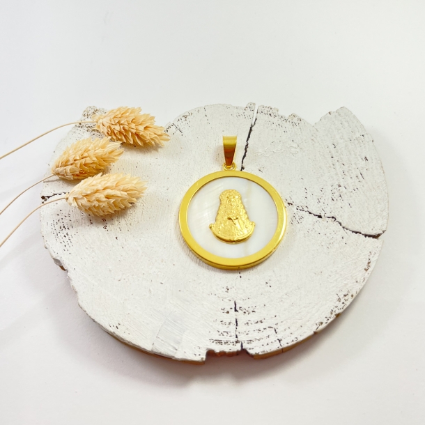 Medalla B,Oro y nácar...