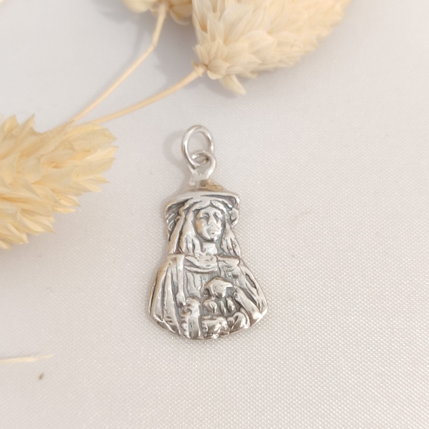 Medalla busto pastora...