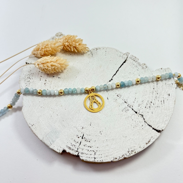 Pulsera piedras facetadas...