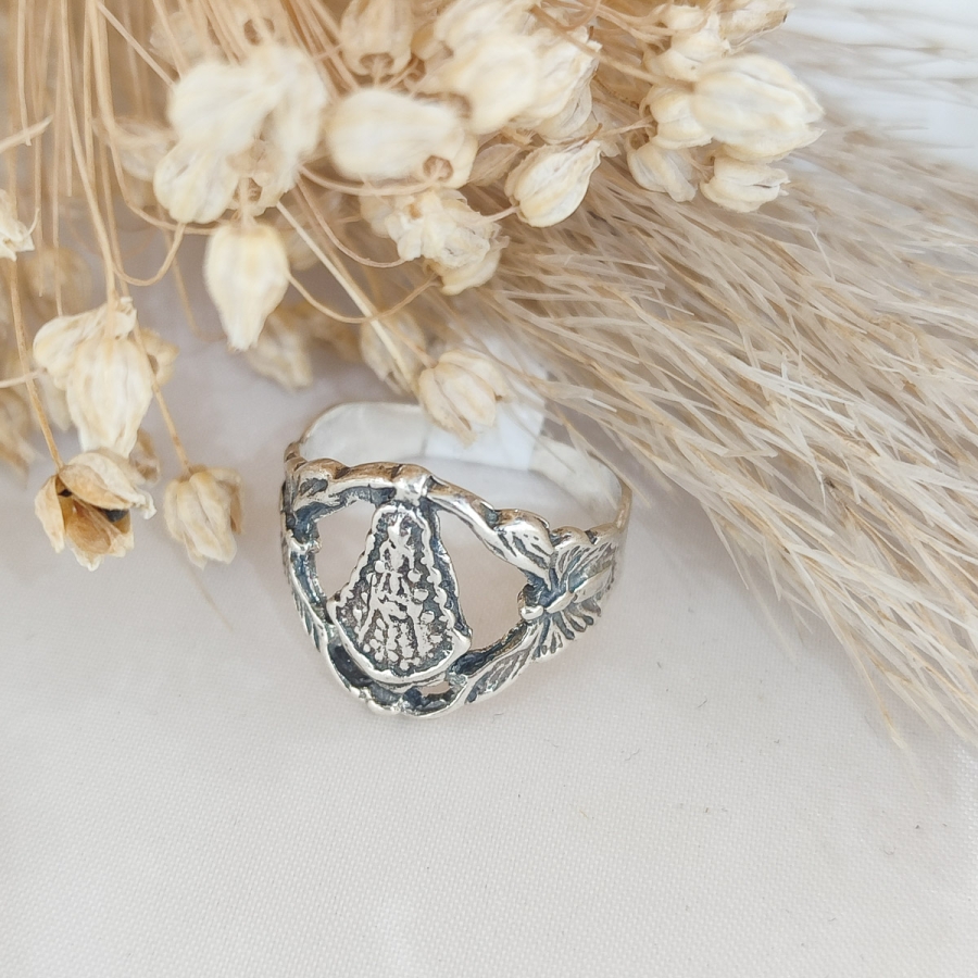Anillo pata Virgen del Rocío, mod.  tradicional
