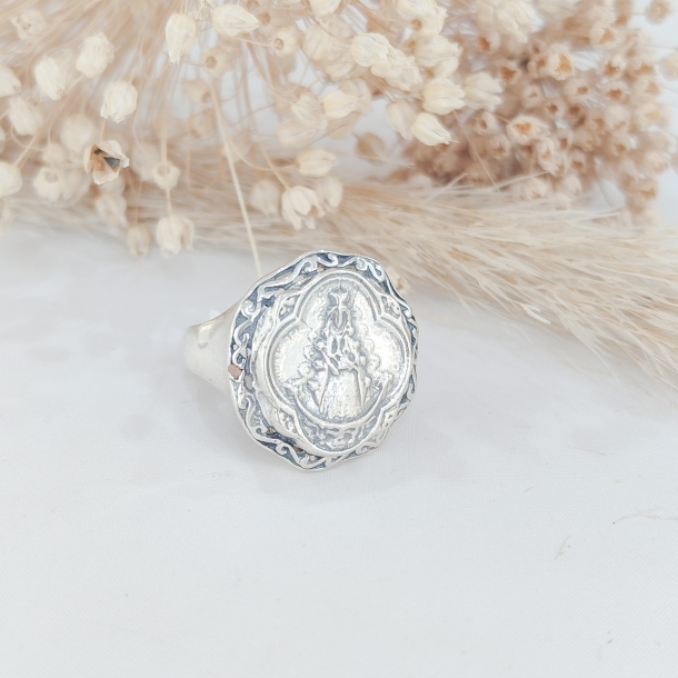 Anillo sello maxi redondo...