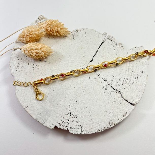 Pulsera B.Oro, silueta 1cm...