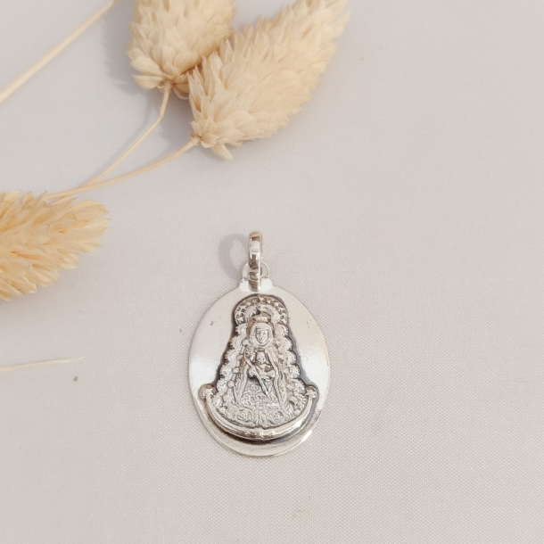 Medalla ovalada Virgen del...
