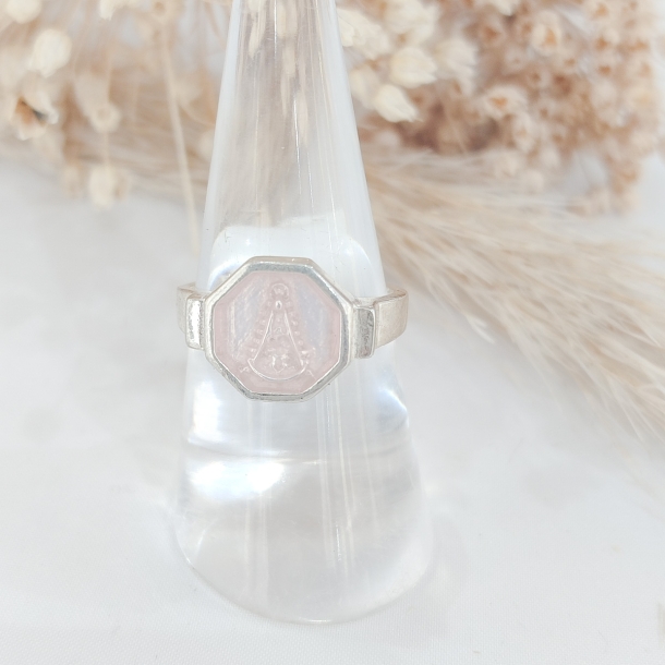 Anillo virgen octogonal...