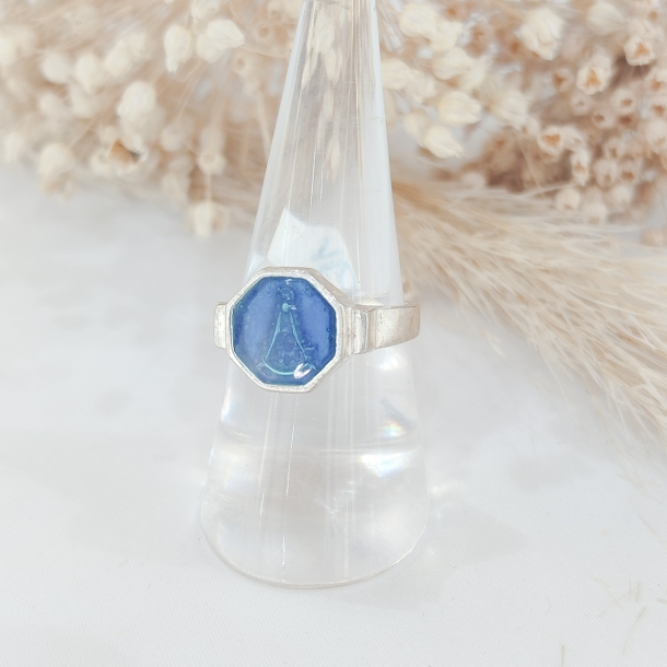 Anillo virgen octogonal... 2