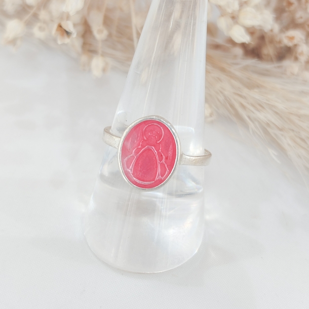 Anillo silueta redondo...