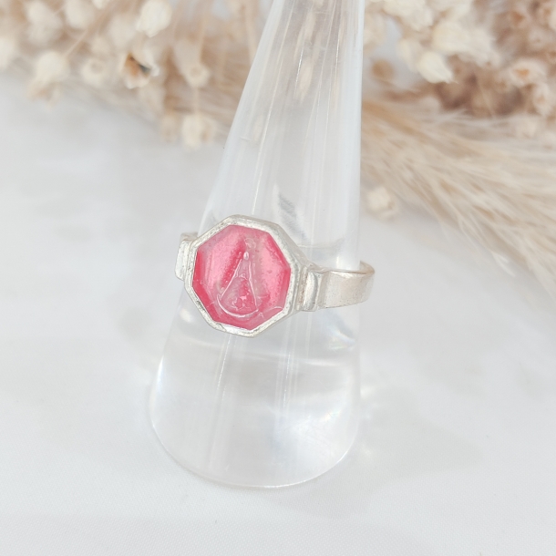 Anillo virgen octogonal...