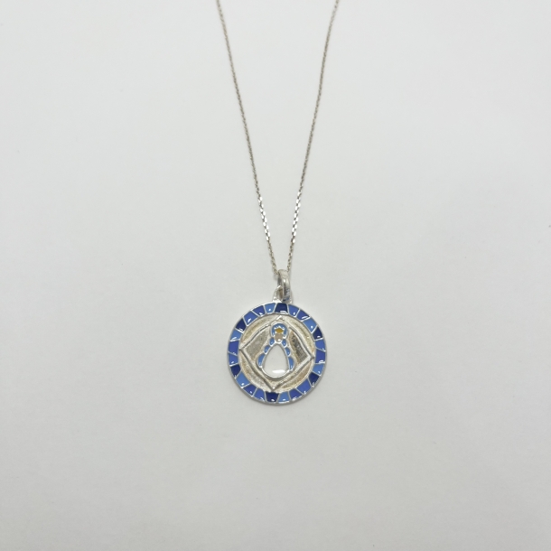 Gargantilla Plata, medalla...