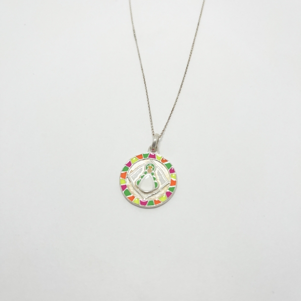 Gargantilla Plata, medalla...