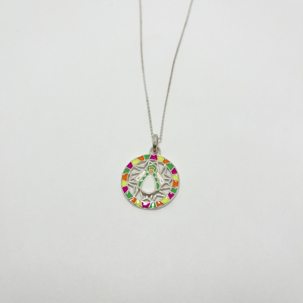 Gargantilla Plata, medalla...