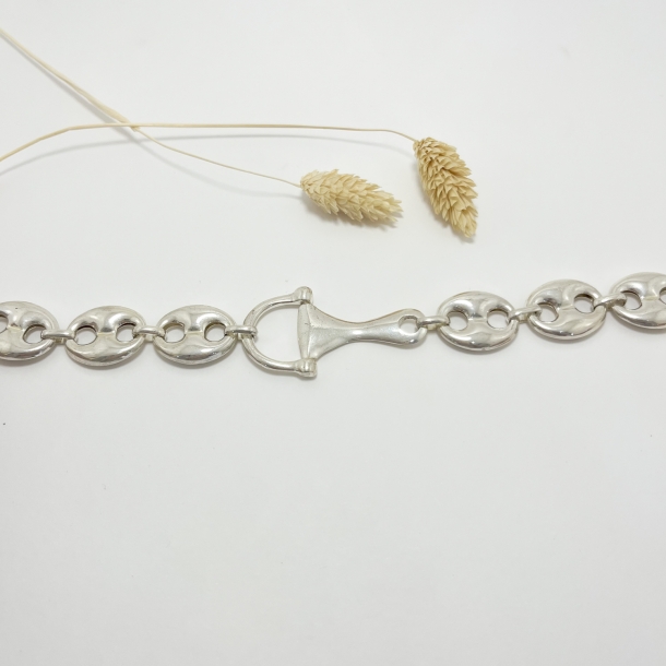 Pulsera eslabones grandes y...