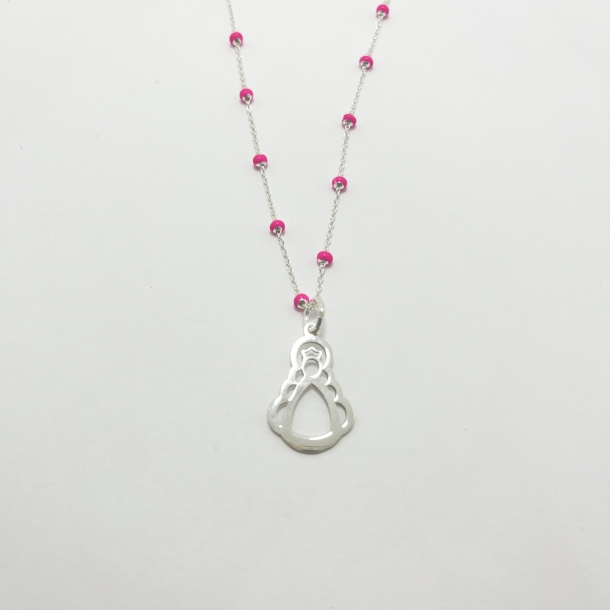 Gargantilla plata y bolitas...