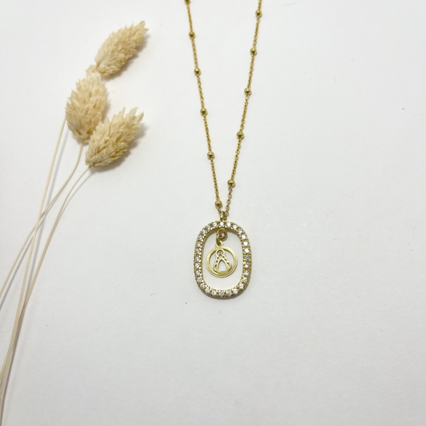 Gargantilla rectángulo de...