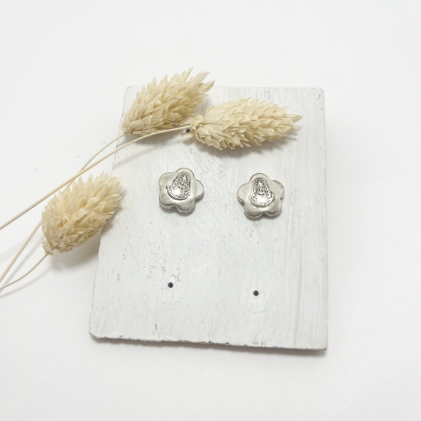 Pendientes flor Virgen del...