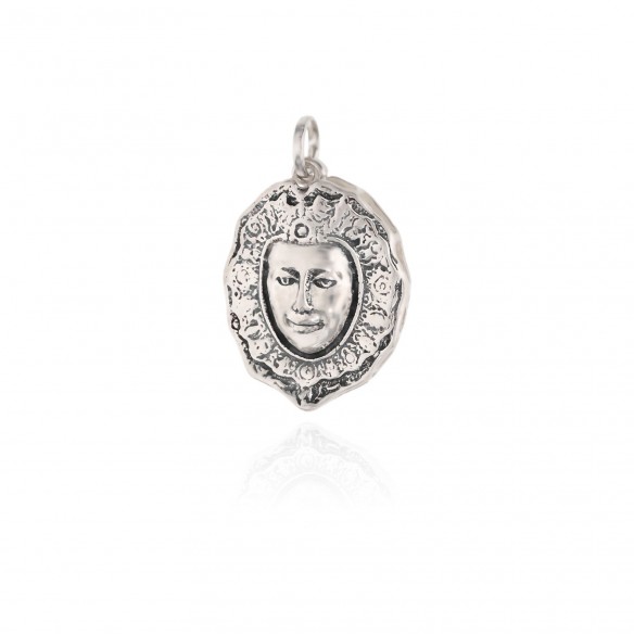 Medalla rostrillo Virgen del Rocío plata