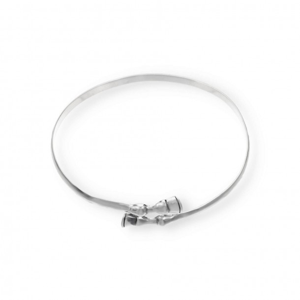 Pulsera manos caballo plata 2