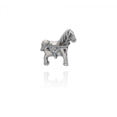 Charm caballo entero plata