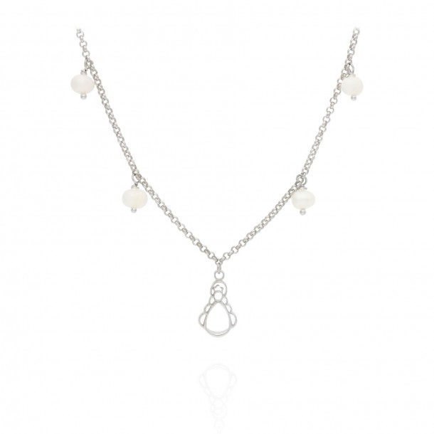 Gargantilla silueta Virgen...