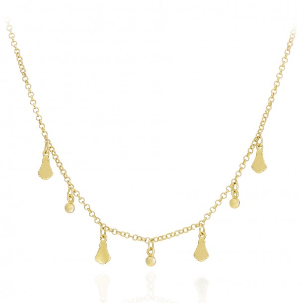 Gargantilla siluetas plana...