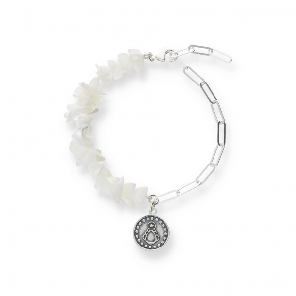 Pulsera PLATA silueta...