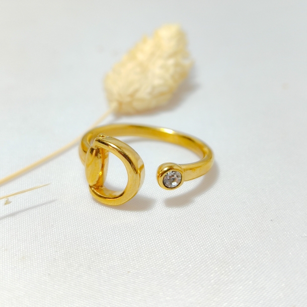 Anillo de acero filete y...