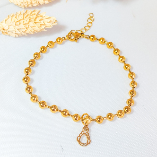 Pulsera bolitas redondas...